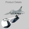 Fighter Jet Model Desktop Display 1:72 Ornament Aluminum Alloy Children Toy Plane for Holiday Gifts