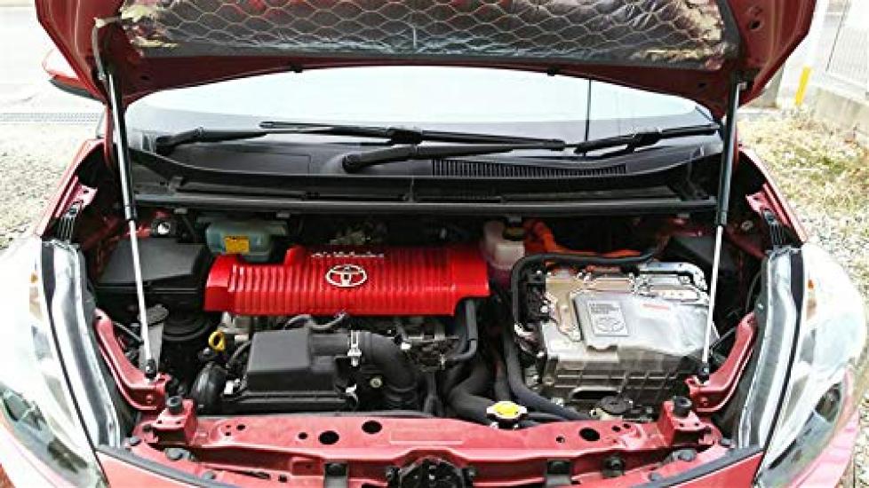 KUNSYOUKIM Bonnet Hood Set of for Toyota Sienta Vehicle Modification Inspection Warranty Dampers, 2, 2015-2019 (2nd Generation, XP17#G, NSP17#G,