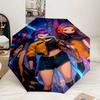 Kpop Cartoon Umbrella 8-Frame for Travel, Camping, Casual Lightweight Portable Umbrella, Essential for Every Family Holidays Gift