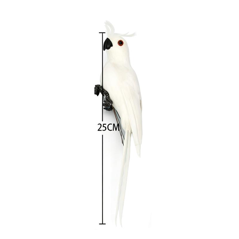 25/35Cm Simulation Parrot Garden Decoration Creative Lawn Figurine Ornament Animal Bird Outdoor Garden Party Prop Decoration