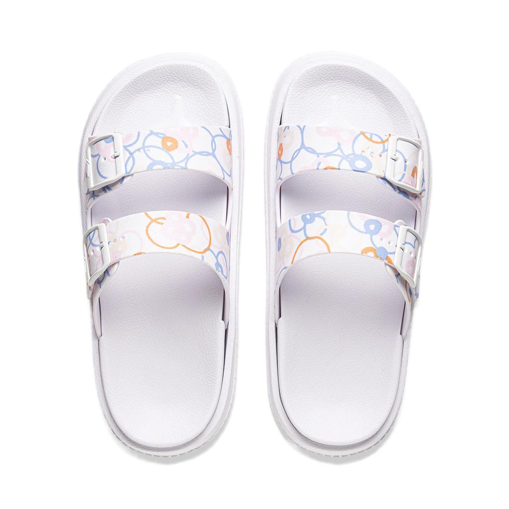 Li-Ning Comfortable And Stylish Round Toe EVA Slide Sandals Women Footwear AGAW014-6