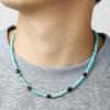 Texture Beaded Necklace Ethnic Style Western Country Necklace Turquoise Necklace Men  Men