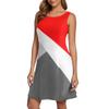 Women's Casual Fashion Geometric Printed Vest Dress