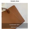 Hot Selling Light Luxury Sewing Thread Pu Zipper Women's Handbag New Fashionable Women's Commuting Shoulder Bag Tote Bag