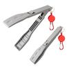 Fish Gripper with Anti-lost Rope Anti-slip Handle Lightweight Portable Fish Grabber Handheld Fish Control Clamp Pliers Tong Fishing Accessories