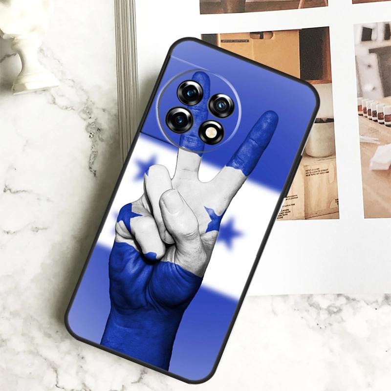Honduras Flag Case For OnePlus 12 12R 11 9 10 Pro 10R 9R 8T 10T Nord 3 CE 2 Lite 2T N10 N20 N30 CE4 Cover