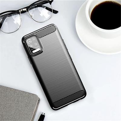 Für LG K52 Hülle Gummi Silikon Kohlefaser Rückseite Für LG K52 K22 K62 K92 K42 Q92 Q62 Q52 K51 K61 Handyhülle Für LG K52 Hülle