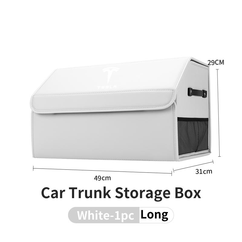 Car Valve Core Trunk Storage Box Organizer Foldable Stowing Tidying Container Bag For Tesla Model 3 Model S Model X Model Y