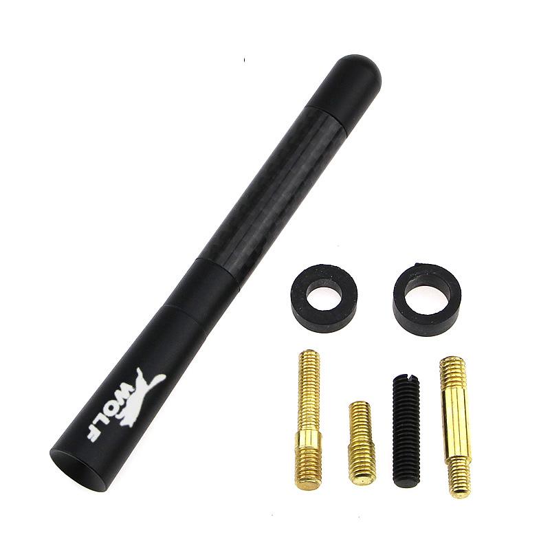 

Applicable WOLF Modified Car Antenna - Carbon Fiber 12cm Short Exterior Antenna Carbon Fiber Antenna