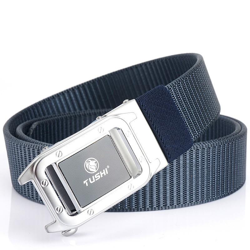 Fashionable All-matching Automatic Men's Belt Outdoor Quick-drying Nylon Casual Canvas