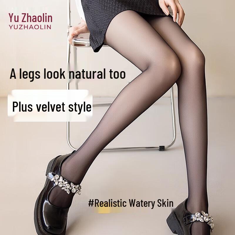 

Женские термоколготки Yuzhaolin с прозрачной иллюзией One Size