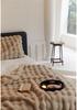 Tuscany Faux Rex Rabbit Bubble Fleece Double-Sided Thickened Blanket