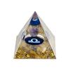12 Zodiacs Orgone Crystal Pyramid,Amethysts Obsidians Healings Crystals Pyramid Constellations Pyramid for Money Health