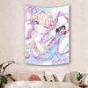 Aesthetic Cute Anime Girl Wall Tapestry   Themed Wall Hanging for Living Room  Study Decor