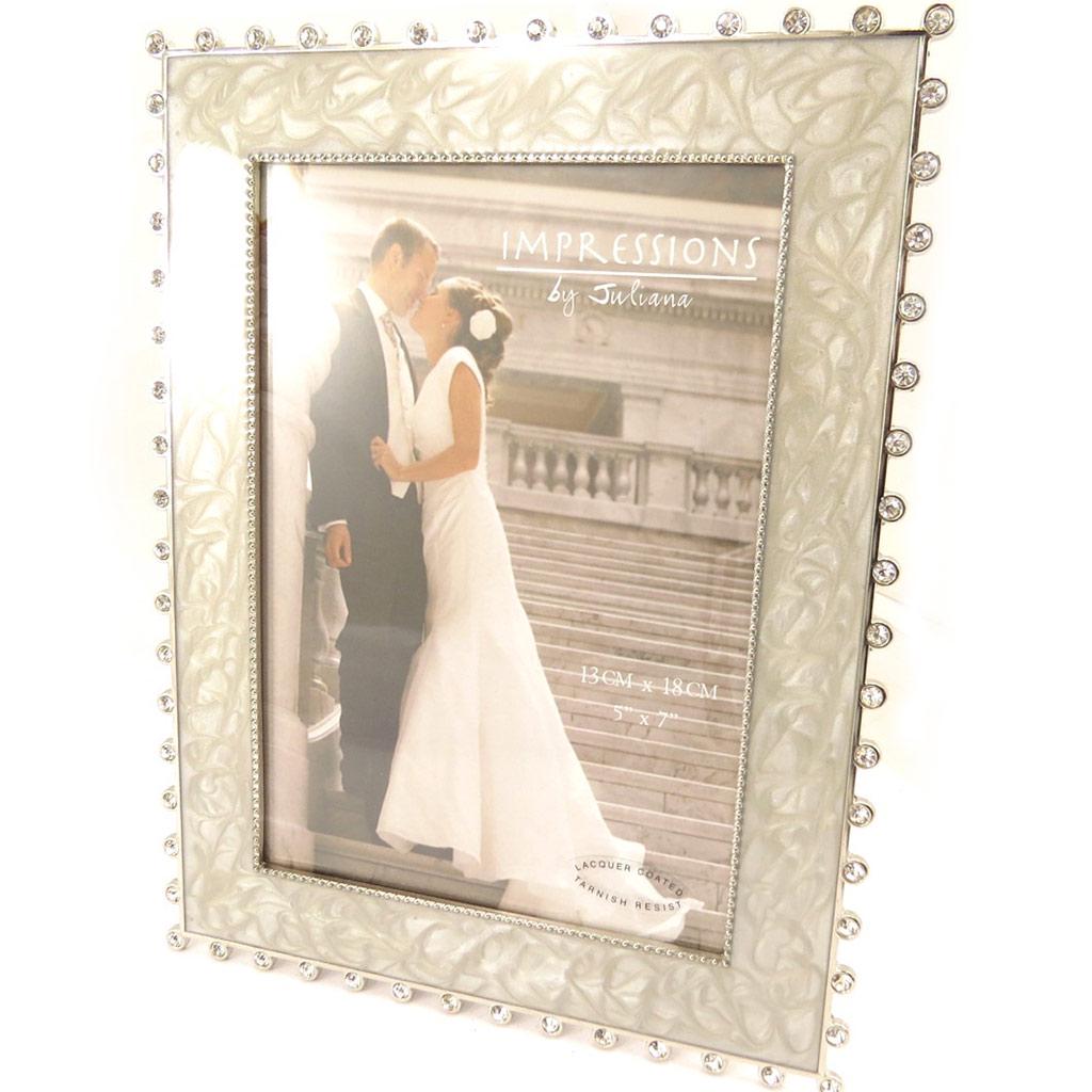 Les Trésors De Lily [L1507] - Chrombéžový fotorámeček 'Romance' (13x18 cm)