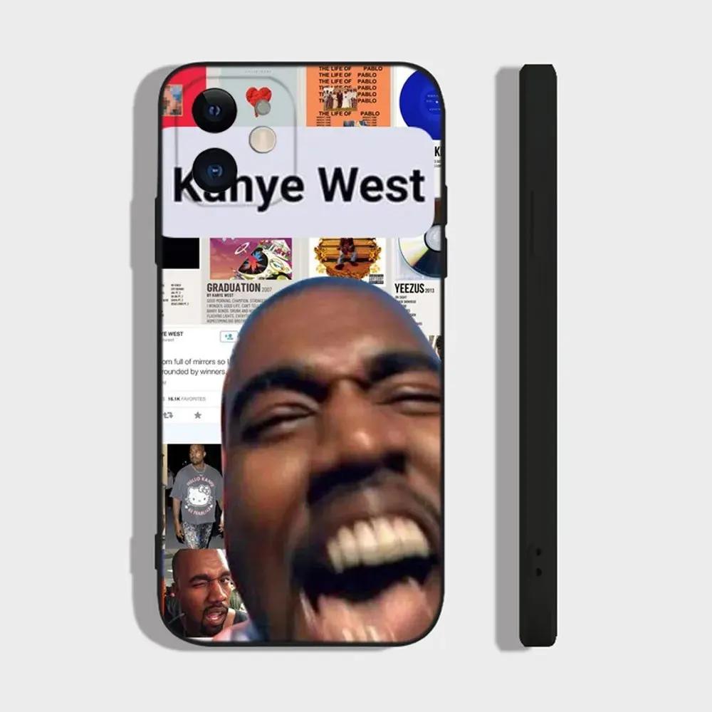 Funny Singer Kanye West Ye Phone Case For iPhone 17 16 15 14 13 12 11 Pro Max Mini SE 7 Plus Air Shockproof Silcone Soft Cover