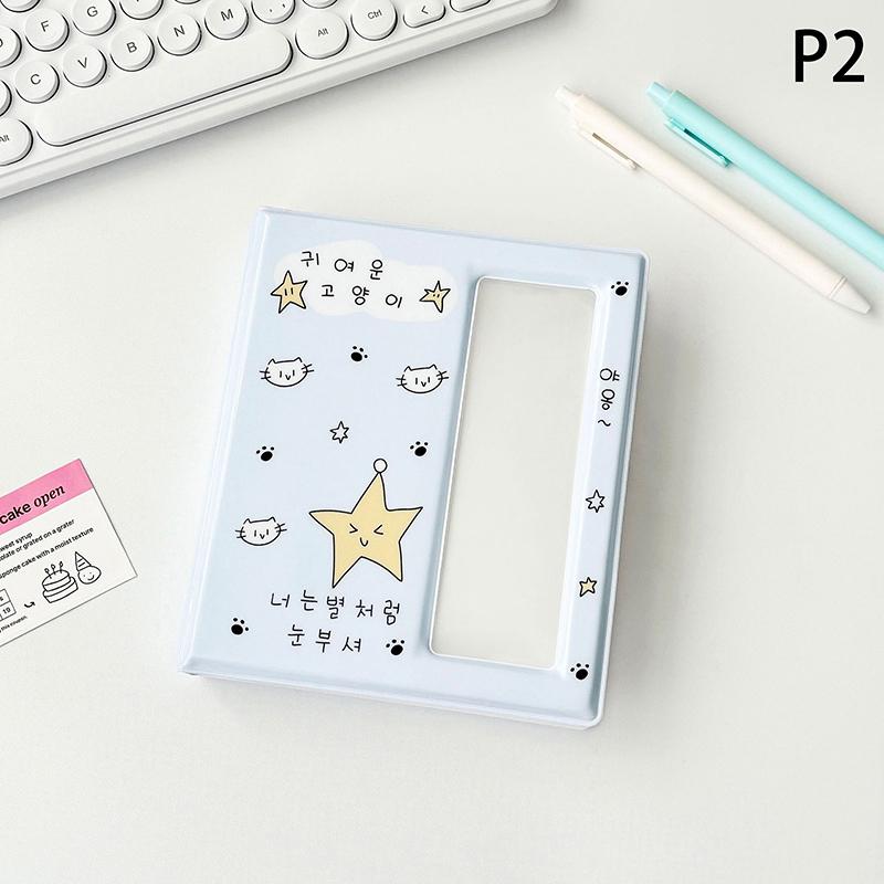 Cartoon Photo Booth Frames Photo Booth Album For 40 Pcs 2X6 Inch Photo Strips Bookmark 20 Pcs 4X6 4R Photo Holder 40 Pages