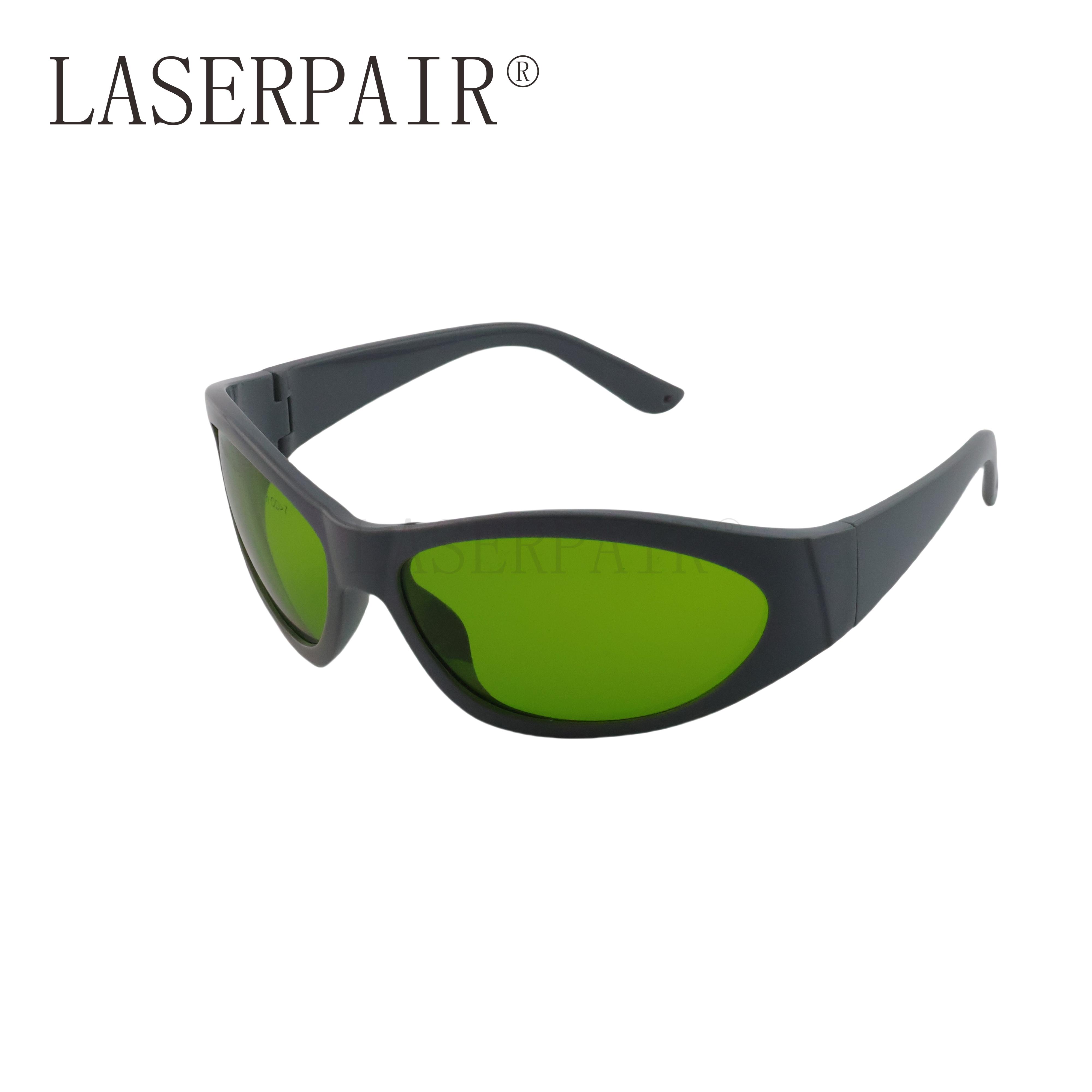 808nm 980nm 1064nm Green Full-Frame Laser Safety Glasses 41% VLT Diode Laser Protective with CE EN207 Certification (Green,safety glasses)