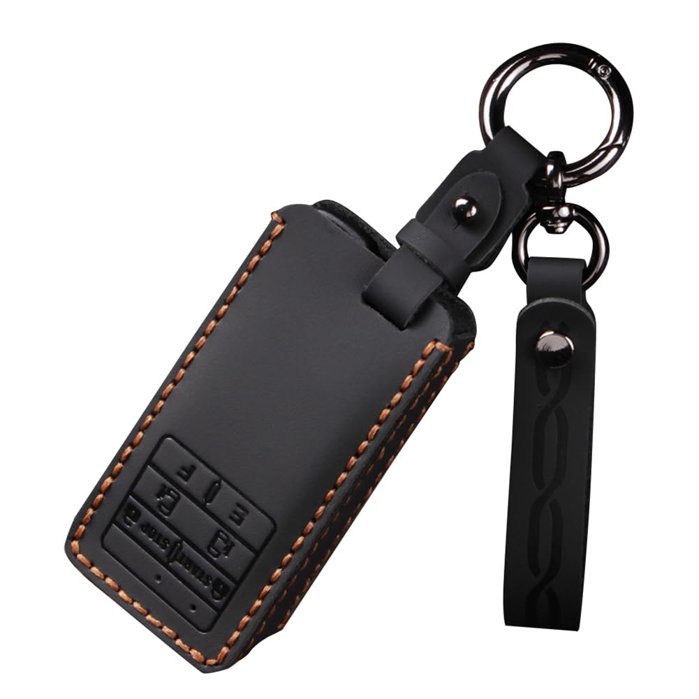 

ZANEKO Engine Starter Key Case for Toyota Alphard (30 Series), Noah (80 Series), Voxy (80 Series), Corolla C-HR, and Harrier Smart Keys (Black)