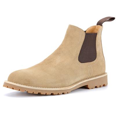 Vysoce kvalitní klasické britské hovězí semišové neformální boty nejvyšší kvality Pánské kotníkové Chelsea boty z pravé kůže pro muže