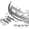 BMW 5 Series F10 Front License Plate Holder (51138050011)