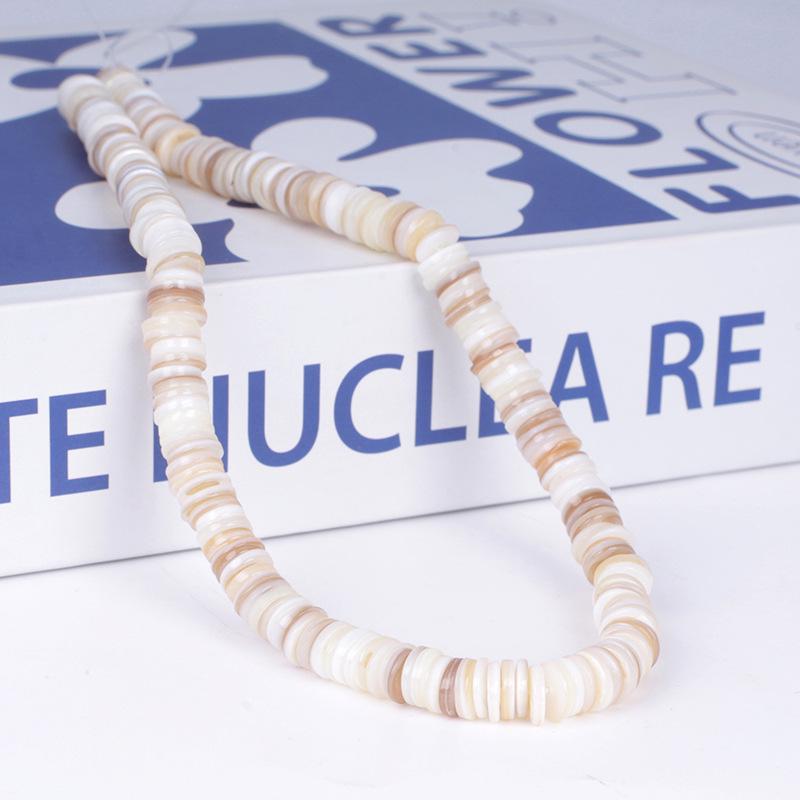 Natural Dyed Irregular Shell Beads for DIY Necklace Accessories