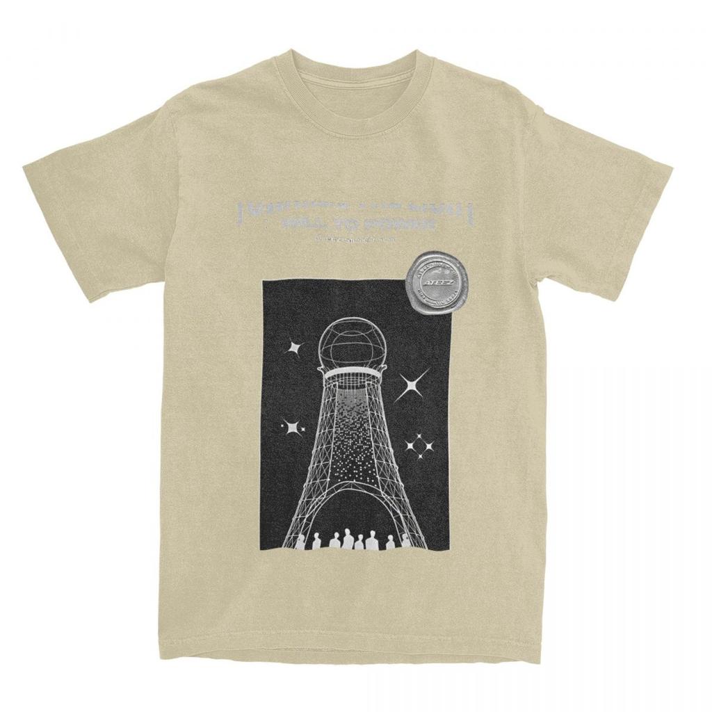 Korean Kpop 2025 Ateez World Tour Towards The Light: Will To Power T Shirts Short-Sleeve Classic Tops Cotton Oversize Top Tees