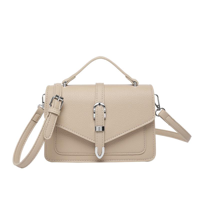 

Elegant Pu Square Shoulder Bag With Inner Phone Pocket For Casual Daily Use хакі