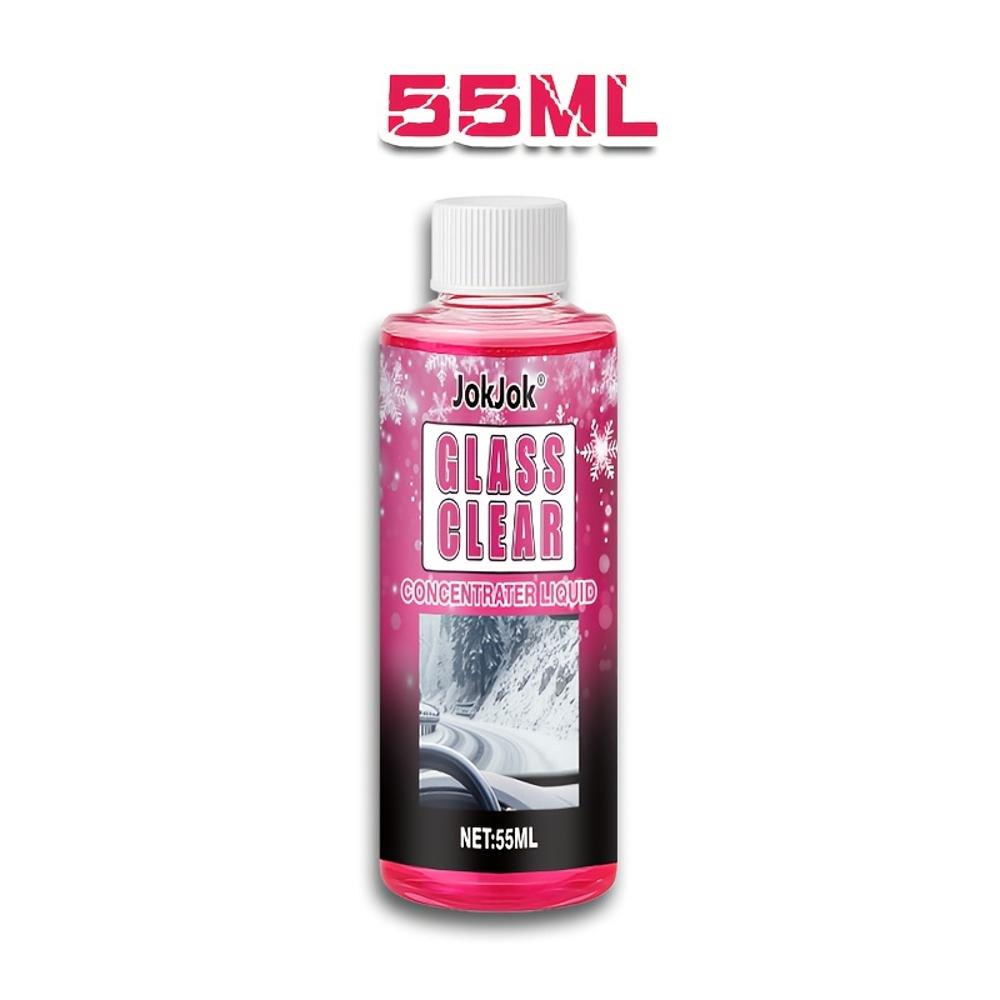 

40°C Winter-Grade Concentrated Windshield Washer Fluid for Vehicles - Removes Grime, Oil Films, Water Spots, Bird Droppings, and 55ml