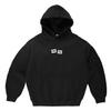 Prosto Crack Box Logo Hoodie, Mens Black Sweatshirt