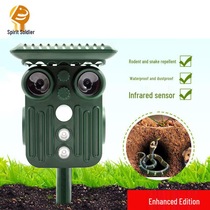 Solar Ultrasonic Outdoor Animal Repeller