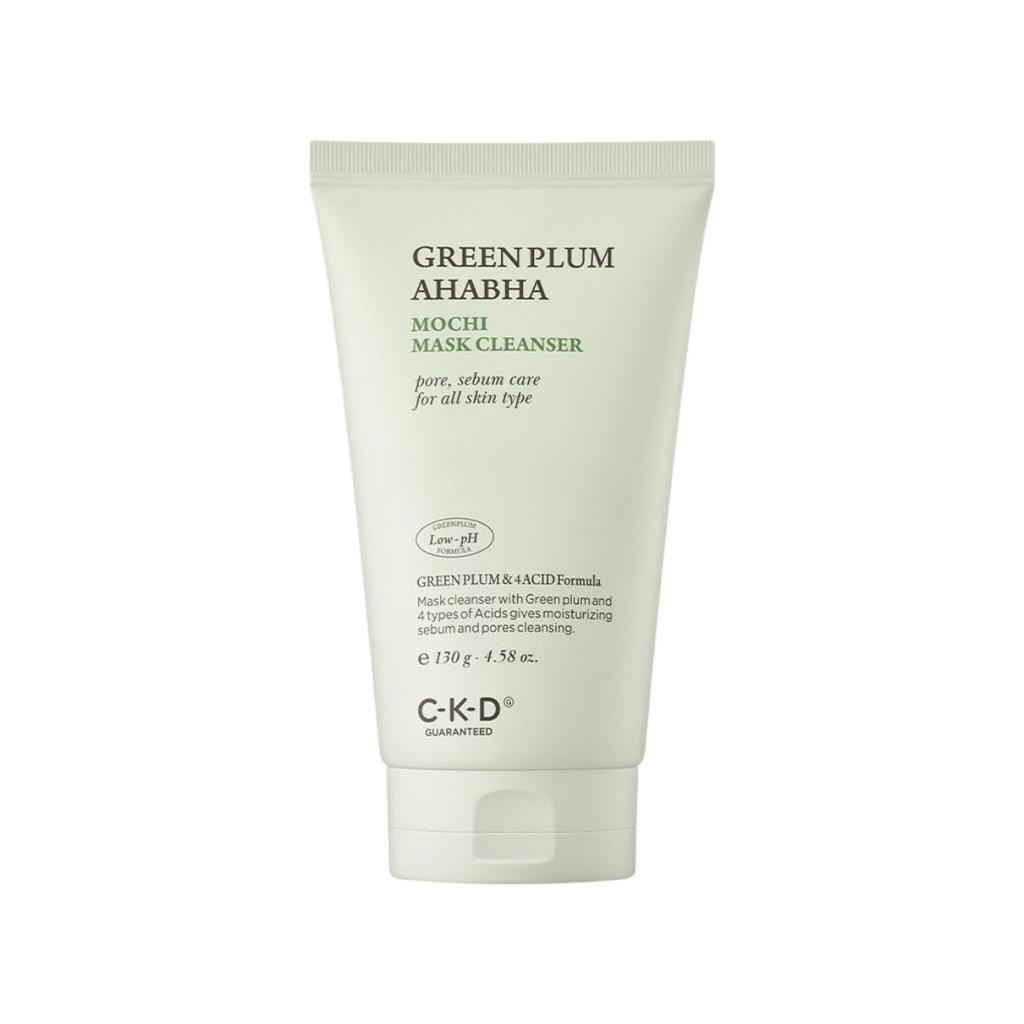 CKD Green Plum AHA Pack Soap Cleansing Foam Exfoliating Brightening 130g