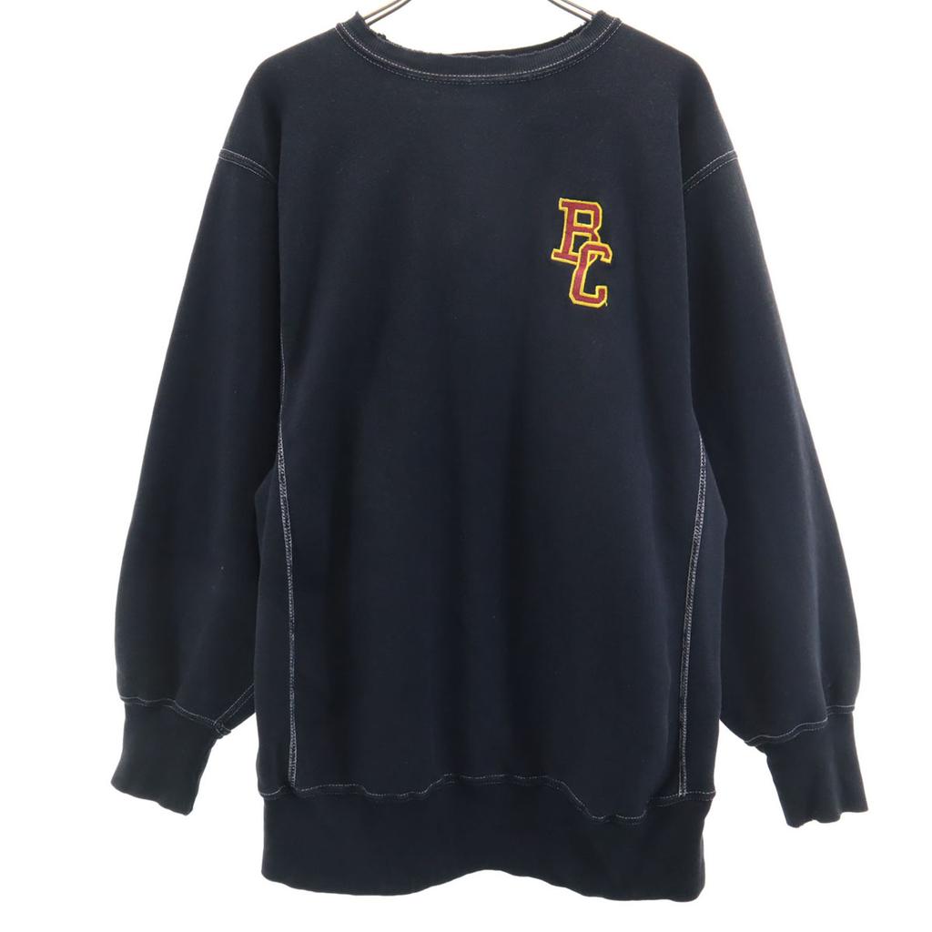 Champion 90s Made In USA Embroidered Tag, Old Long Sleeve Reverse Weave Sweatshirt Trainer Men's Used