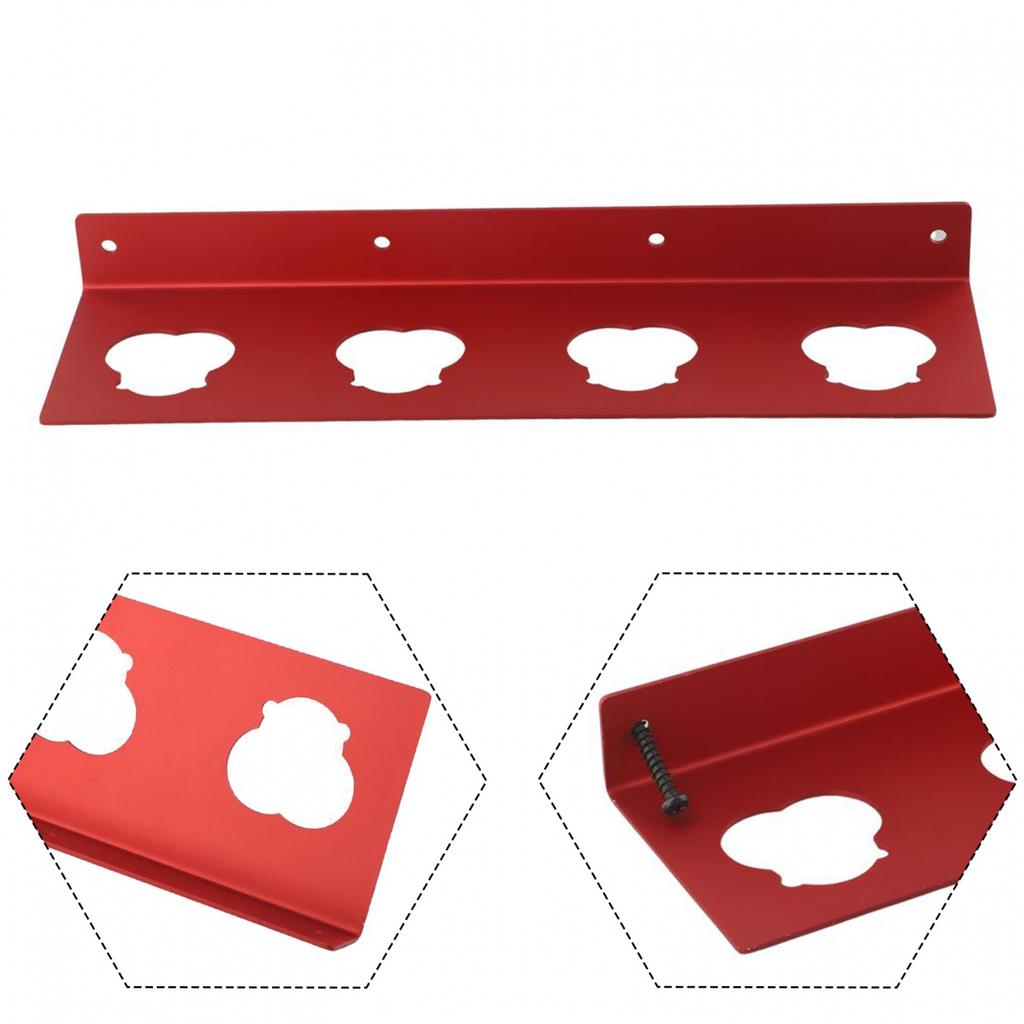 Battery Holder Compatible for Milwaukee M12, Battery Holder Battery Storage Holder Wall Mount Rack With 4 Slots