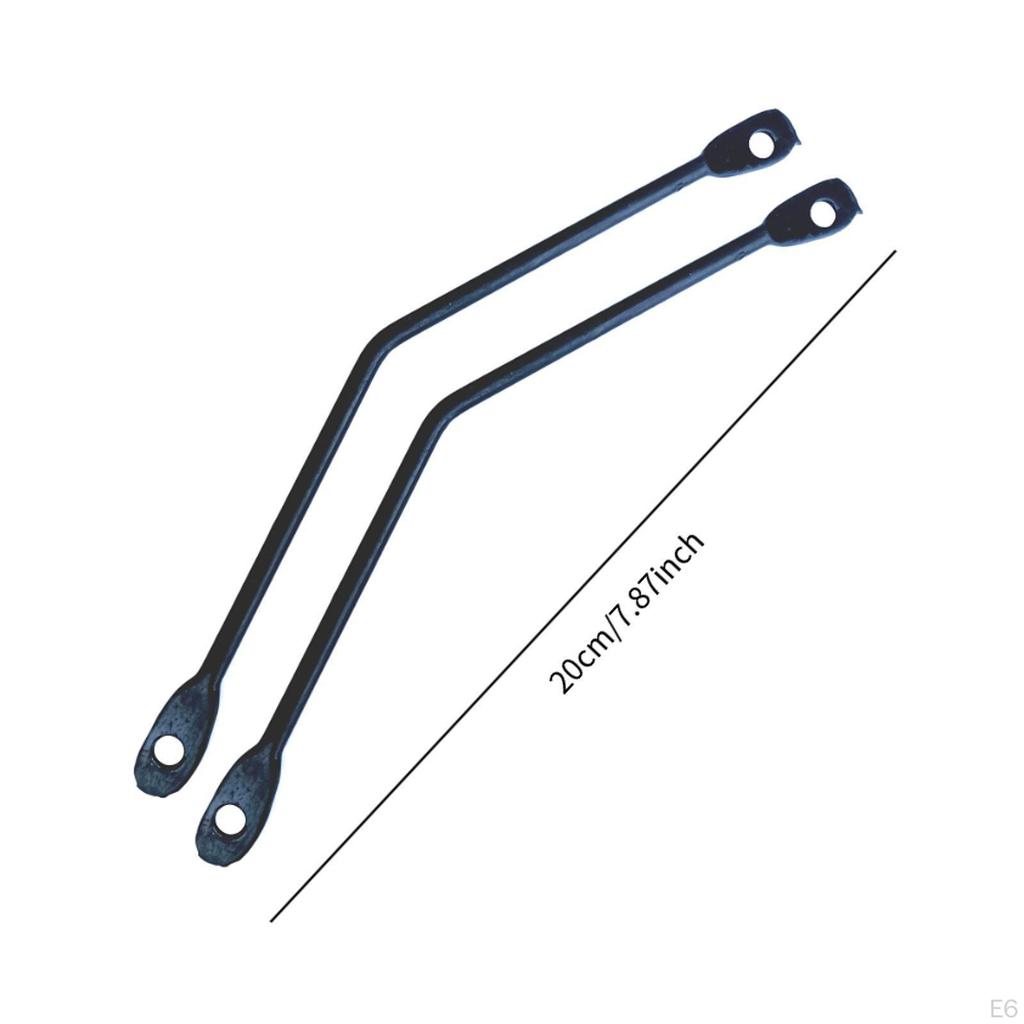 2 Pack Rear Rack Brackets, Connecting Rod, Practical And Stable, Flat for
