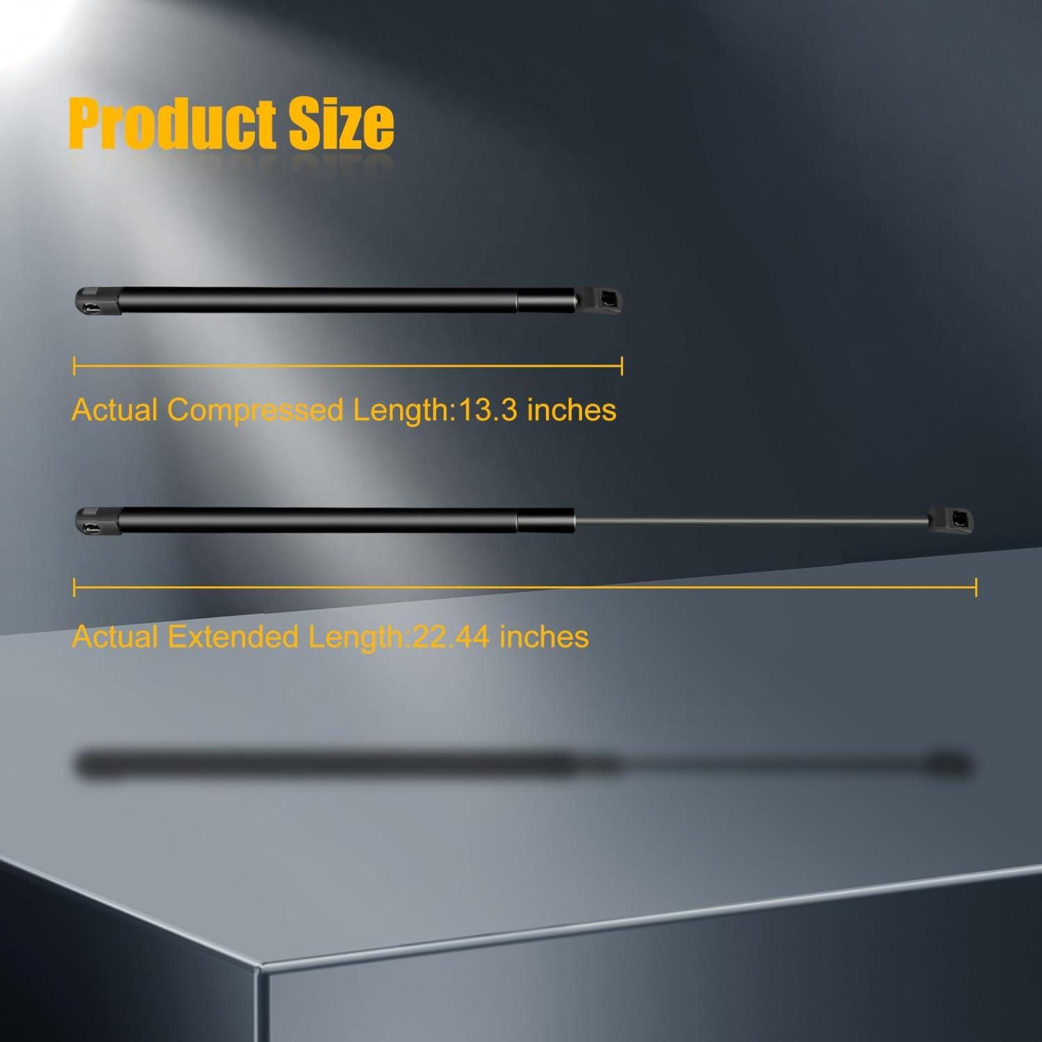 PM1109 Lift Supports Struts Shocks, Hood Lift Supports Fit for Acura MDX 2007-2013 6513,Pack of 2