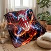 AC Milan Theme blanket Soft Flannel Blanket Plush Throw Blanket Cozy Sofa Bed Blanket for Home Decor