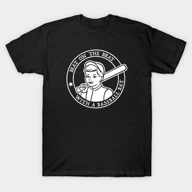 

Men Black Print T-shirt Ramones - Beat On The Brat With A Baseball Bat No-Cut Transfer Paper Print Cotton Tshirt M чорний