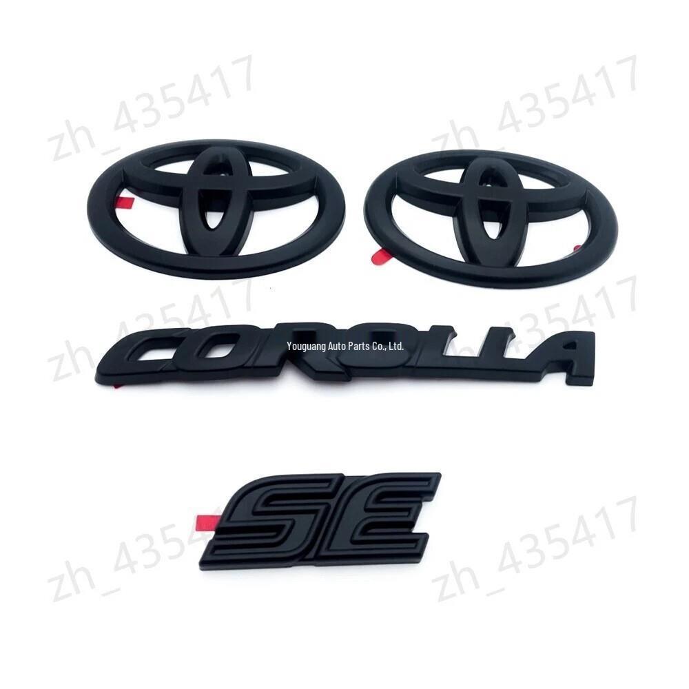 Toyota Corolla XSE LE SE Heckemblem Aufkleber (Englischer Text)