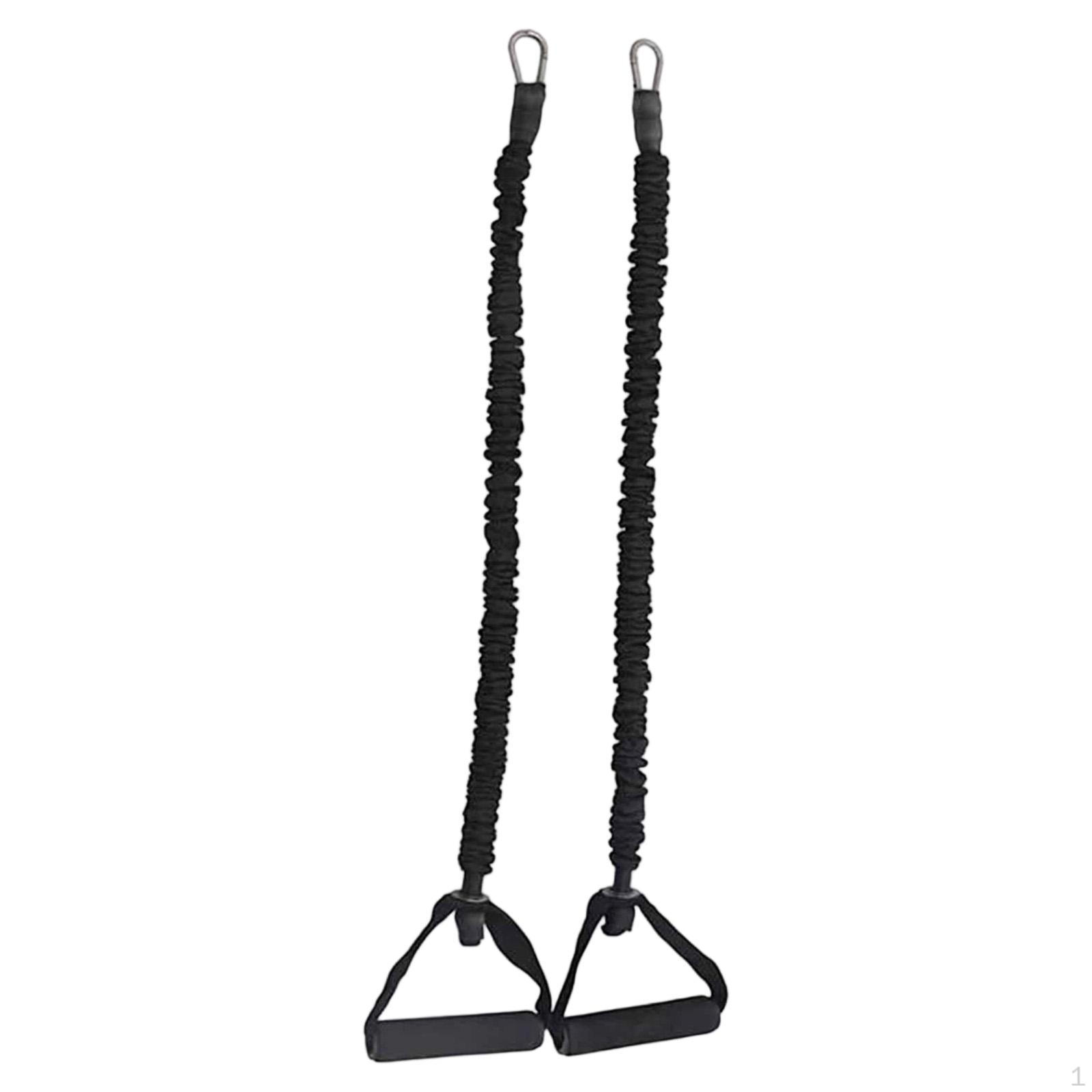 

2x Pilates Reformer Pull Ropes,Pilates Handles Workout Equipment Resistance Bands,Exercise Straps