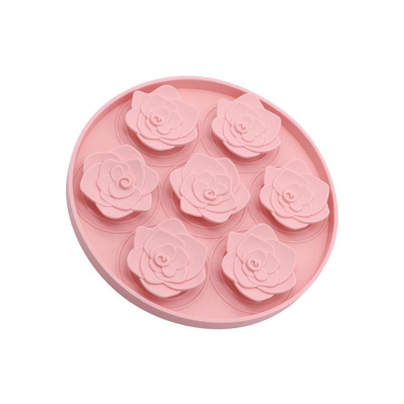 Pet Flower Slow Feeder Silicone Lick Pad - Safe, Soft, Non-slip Placemat for Pets