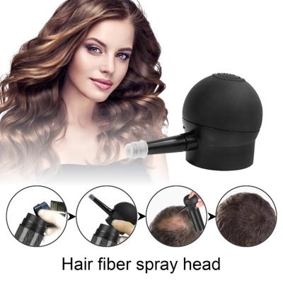 Hair Fibers Spray Pump Nozzle Hair Fiber Dispenser Builder Applicator Nozzle Hair Thickening Tools