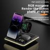 3 In 1 Wireless Magnetic Charger Station With Clock Display