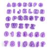 40 Pcs Alphabet Number Character Letter Cookie Cutter Fondant Cake Biscuit Mold Cake Decorating Tool