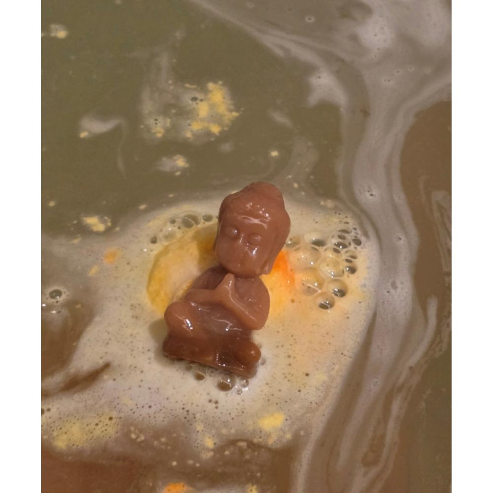 Sabai Sabai [regeneration Mind And Body Relief Set] Buddha Soap 10 Colors  With Beads pearl white