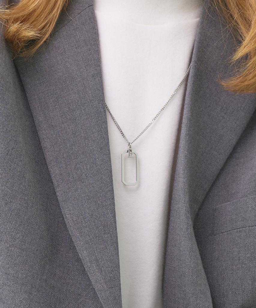Bassclef Men'S Necklace Simple Pendant Surgical Clef Octa B
