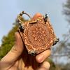 Wooden Retro Laser-Engravable Pocket Flower Press. DIY specimens, bookmarks, embossing. Ideal for botany & craft gift.