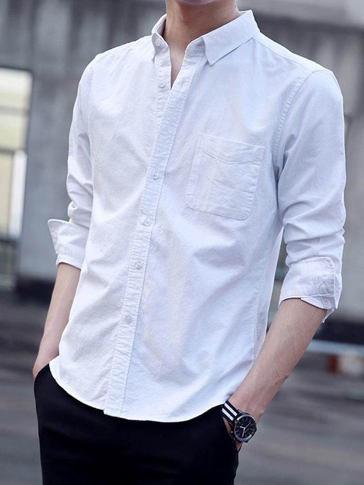 2023 Herren Langarm Trendige Lockere Jeanshemdjacke für Frühling und Herbst