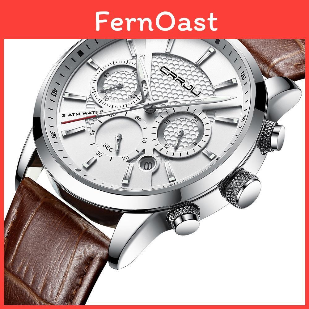 Sixpin Chronograph Belt Watch Crrju2212l Fashion Mens Watch Business Mens Watch