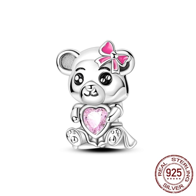 Copper Dragon Firefly Butterfly Puppy Heart Plane Travel Charms Fit Original Bracelet Zircon For Women Gift Gift